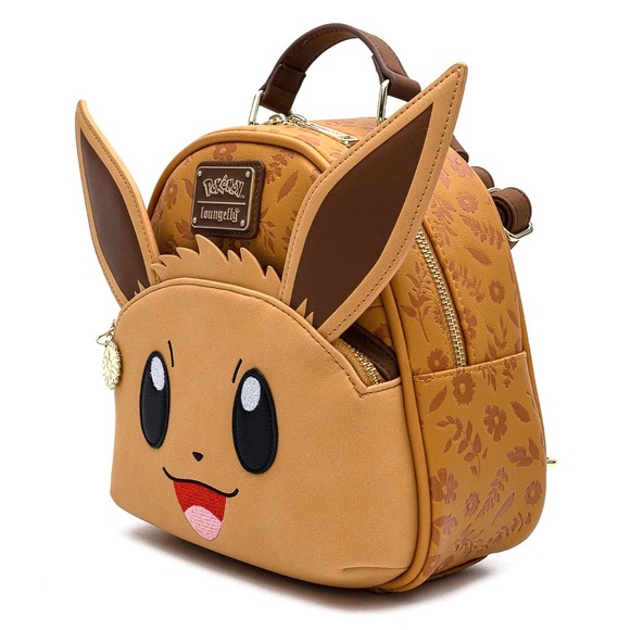 Exclusive Loungefly Pokemon Eevee Cosplay Convertible Mini Backpack - Picture 13 of 16
